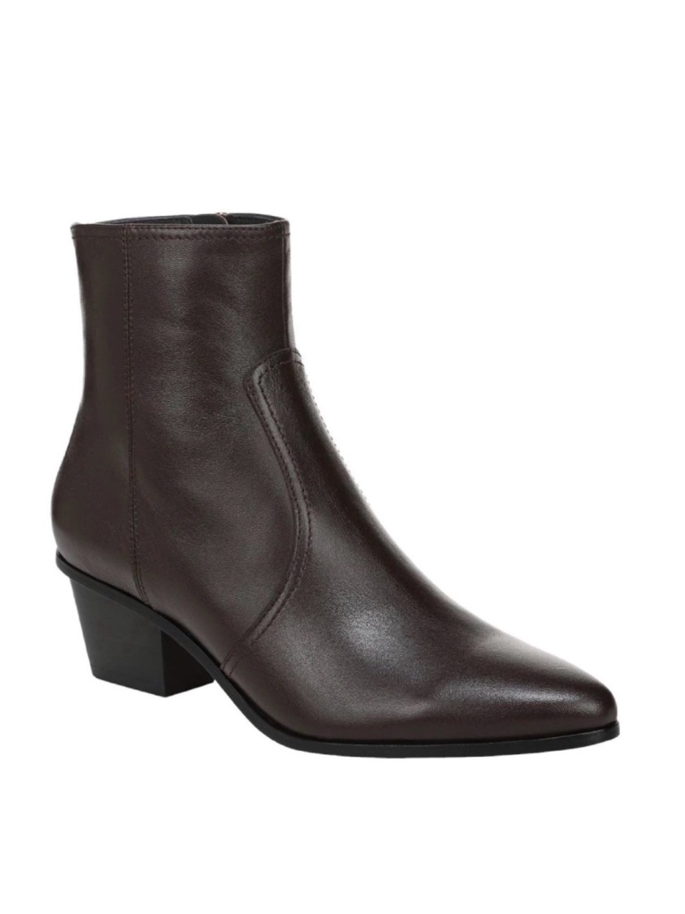New Veronica Beard Ames Bootie Espresso Sz 7.5